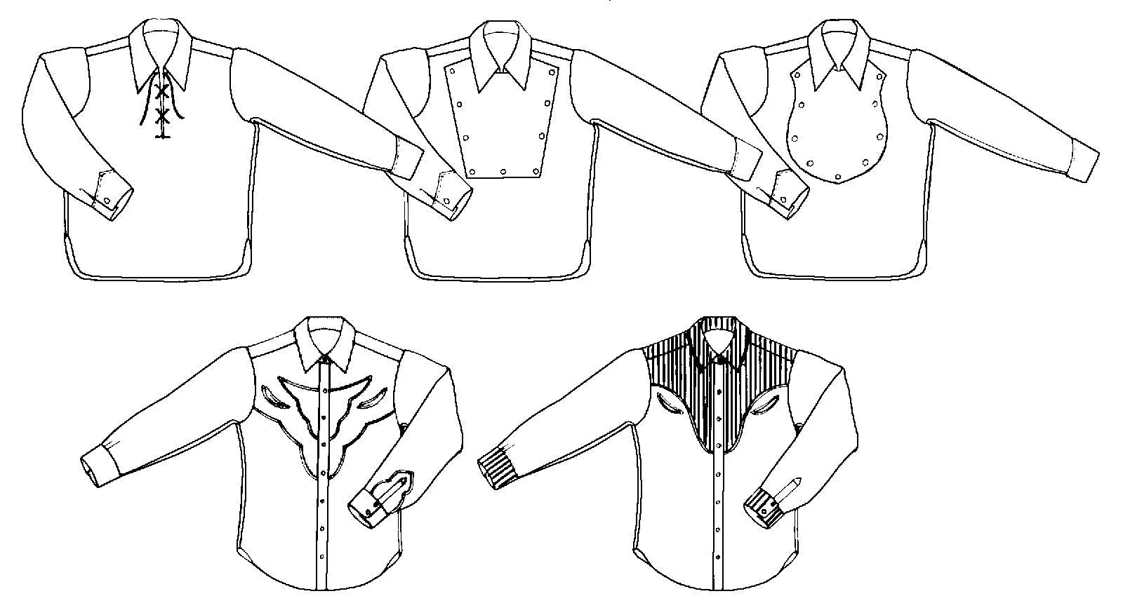 212 Five Frontier Shirts - PDF pattern