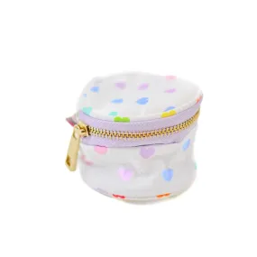 3 Mini Button Bag with Tiny Hearts