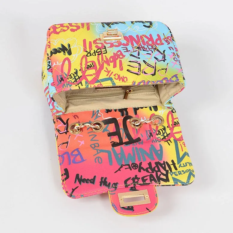 3AM Graffiti Clutch Bag