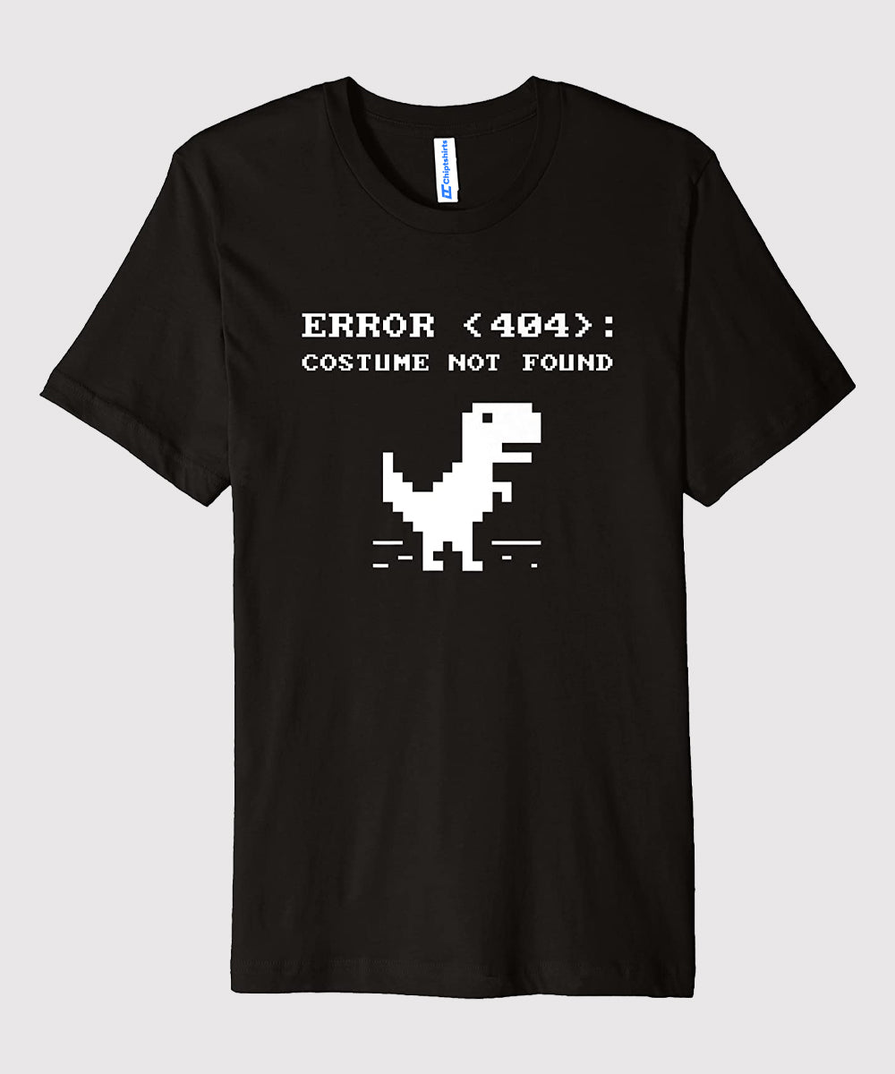 404 Error - Unavailable Halloween Costume Funny T-shirt