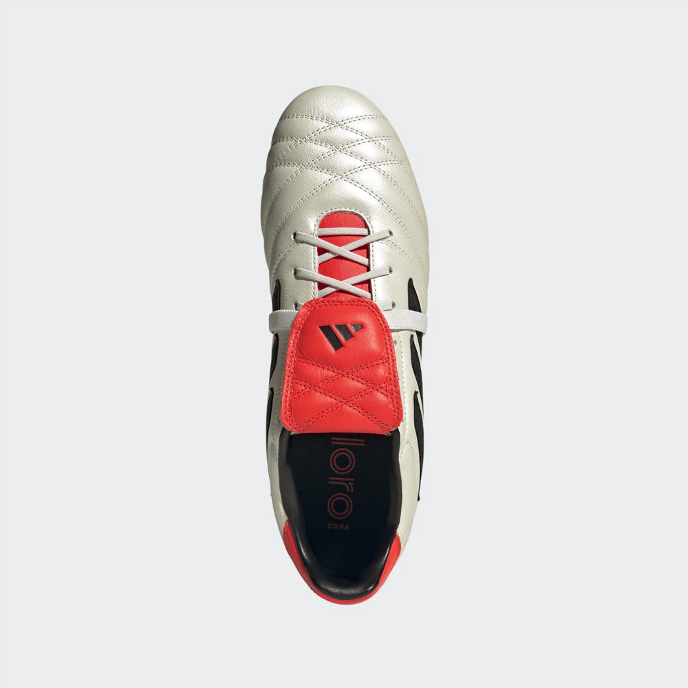 Adidas Copa Gloro FG Soccer Cleats - Off White/Black/Solar Red