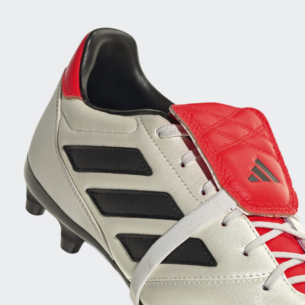 Adidas Copa Gloro FG Soccer Cleats - Off White/Black/Solar Red