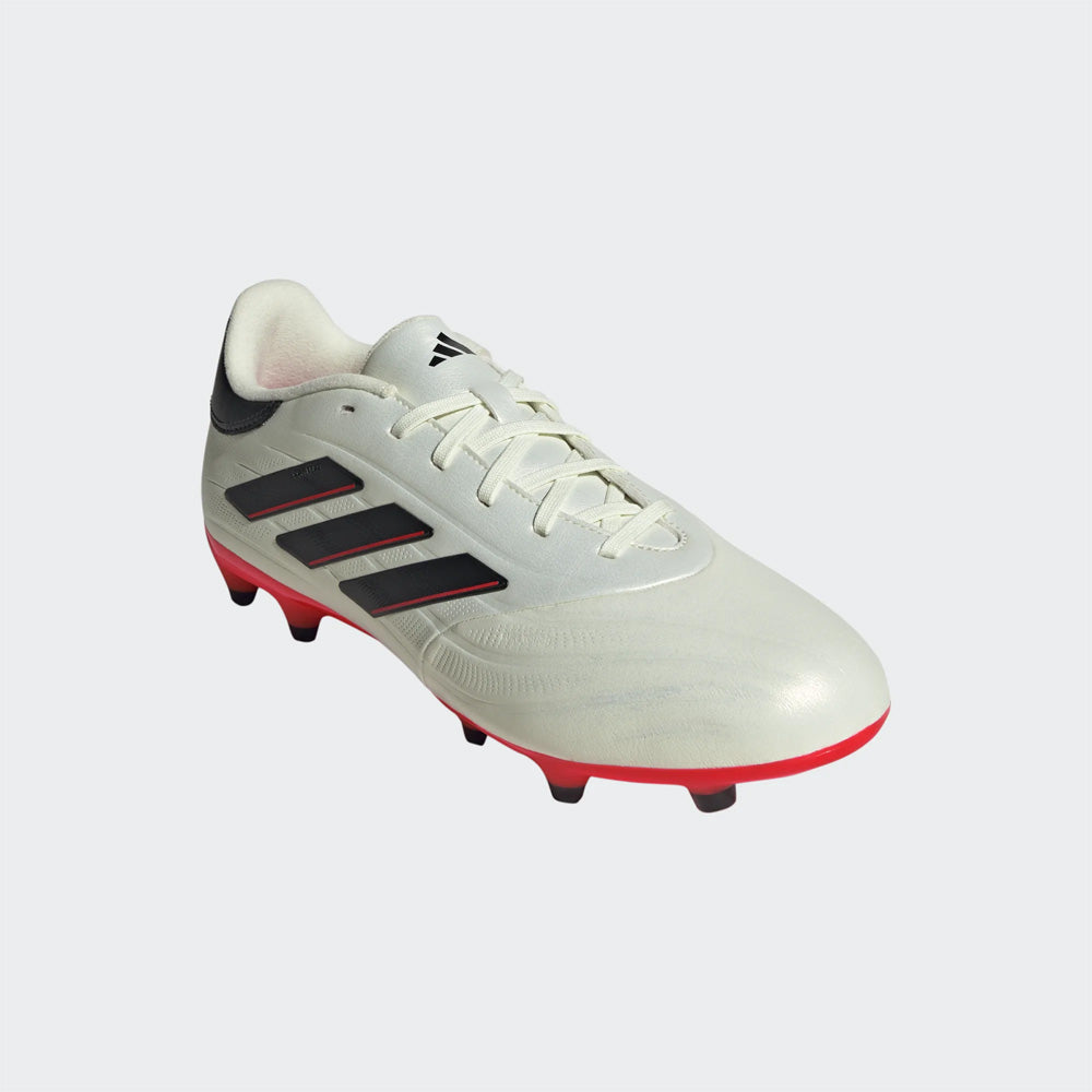 Adidas Copa Pure II League FG Football Boots Ivory Black Solar Red