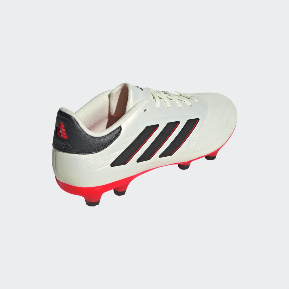 Adidas Copa Pure II League FG Football Boots Ivory Black Solar Red