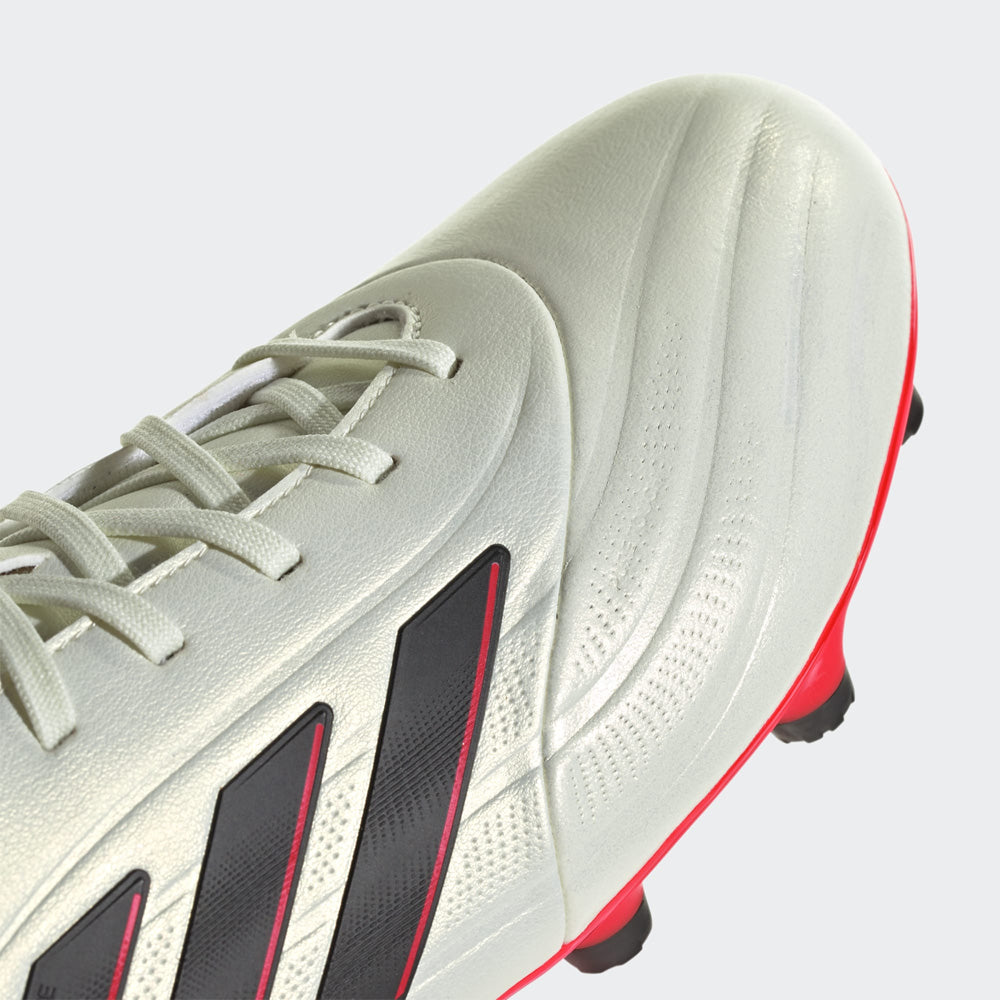 Adidas Copa Pure II League FG Football Boots Ivory Black Solar Red