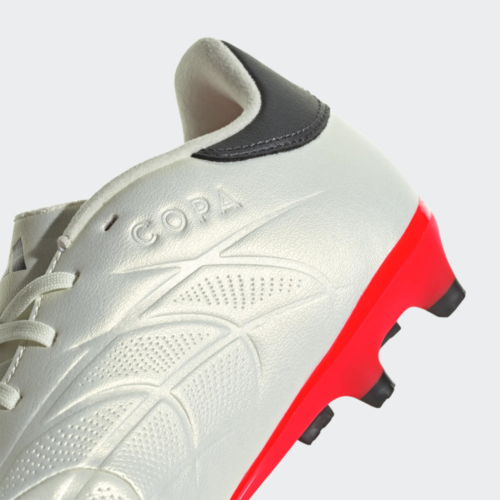 Adidas Copa Pure II League FG Football Boots Ivory Black Solar Red