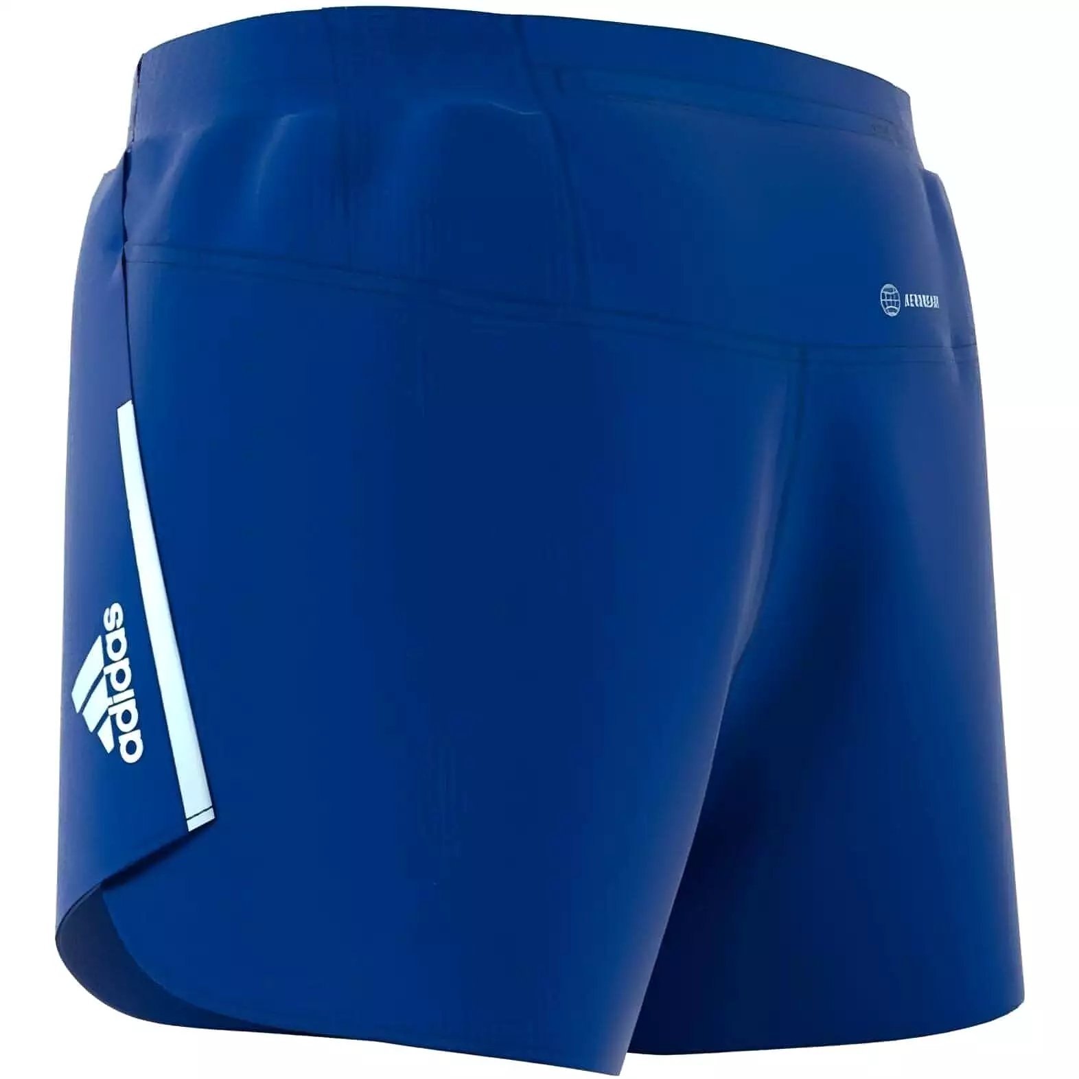 adidas Fast Split Men's Running Shorts - Black/Blue, Breathable, Reflective, Lightweight