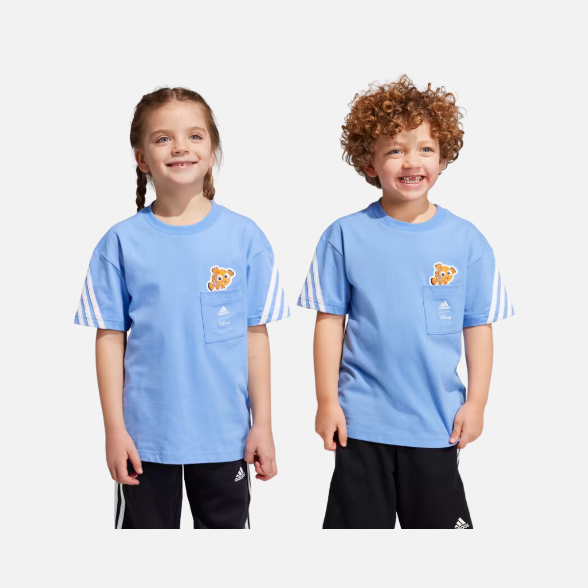 Adidas Finding Nemo Kids T-shirt (3-7 Year) - Blue Fusion/White