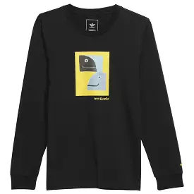 Adidas G Shmoo Long Sleeve T-Shirt - Black.