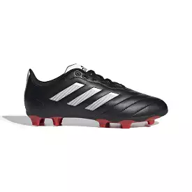 Adidas Junior FG Football Boots in Black, White, and Red