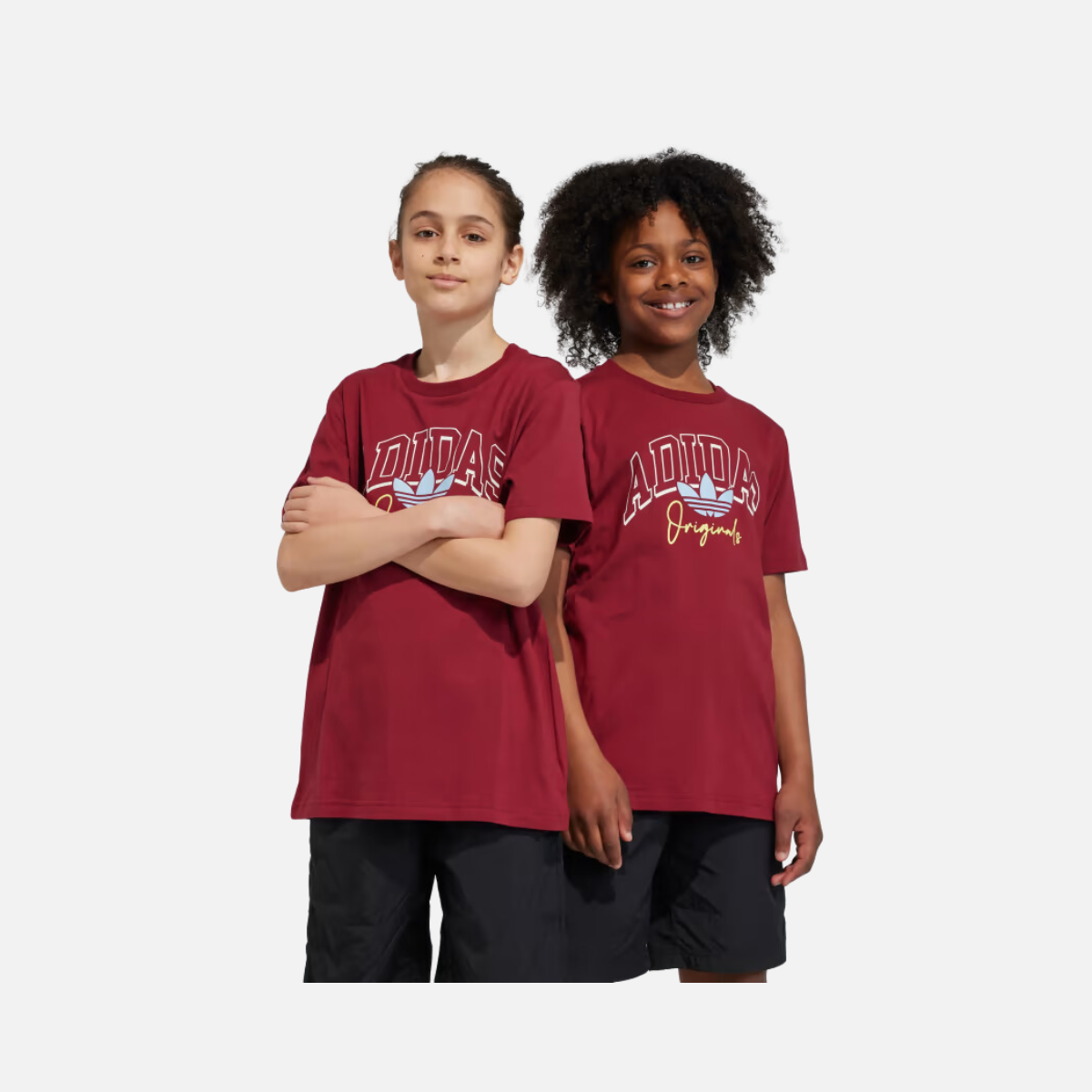 Adidas Kid T-shirt (7-16 Years) - Collegiate Burgundy