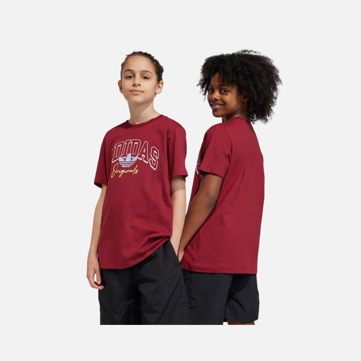 Adidas Kid T-shirt (7-16 Years) - Collegiate Burgundy