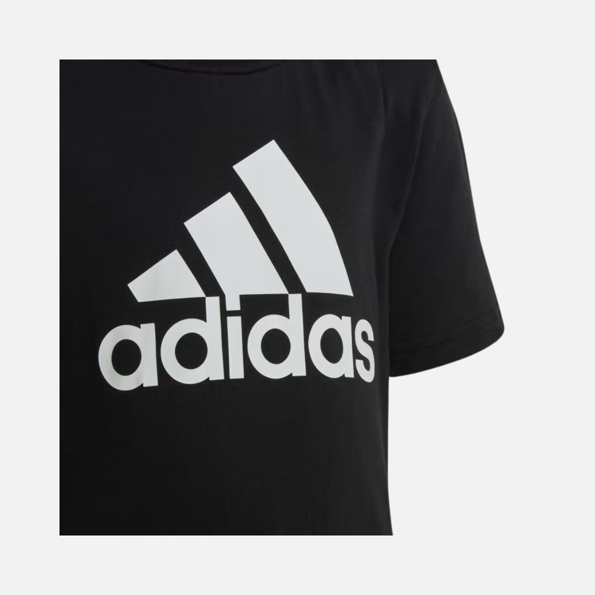 Adidas Kids Unisex T-shirt (3-8 Years) - Black/White