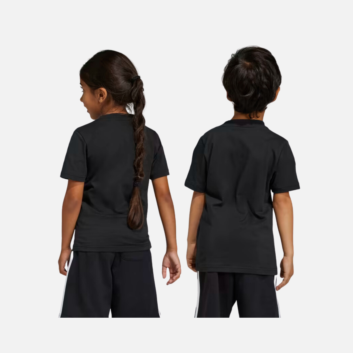 Adidas Kids Unisex T-shirt (3-8 Years) - Black/White