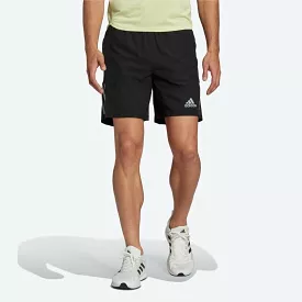 adidas Men's Running Shorts: Black, Reflective Pockets, Gym & Fitness