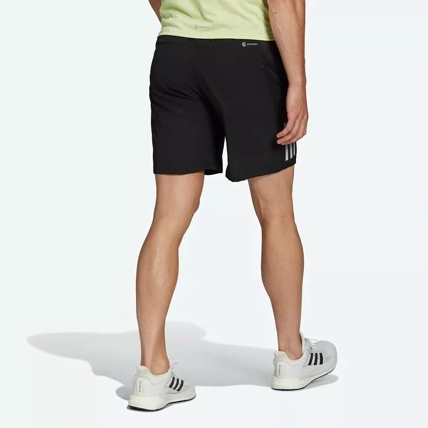 adidas Men's Running Shorts: Black, Reflective Pockets, Gym & Fitness