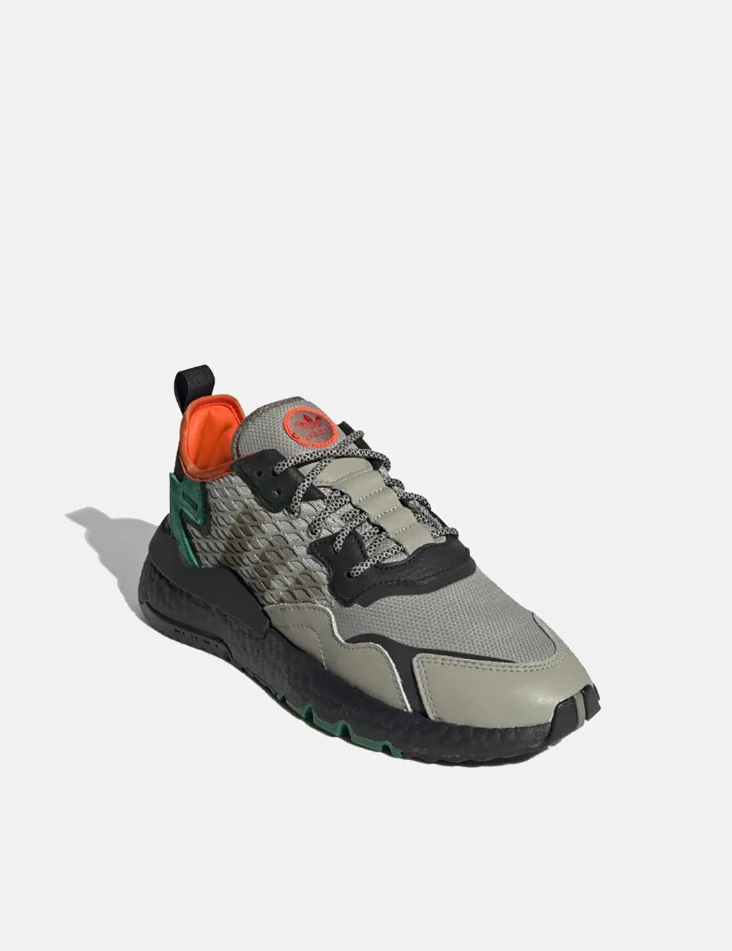 adidas Nite Jogger Shoes Black Seasame Orange