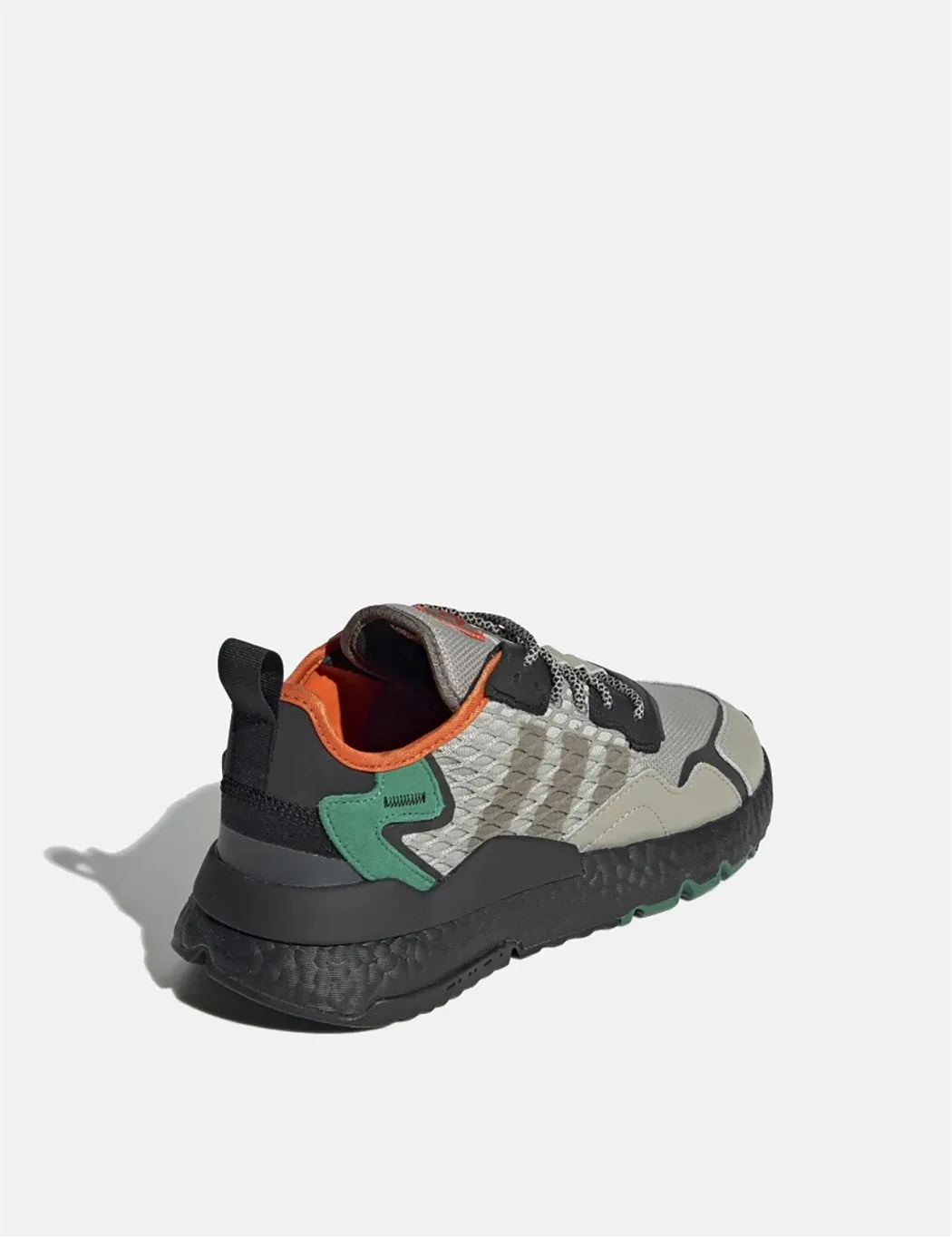 adidas Nite Jogger Shoes Black Seasame Orange