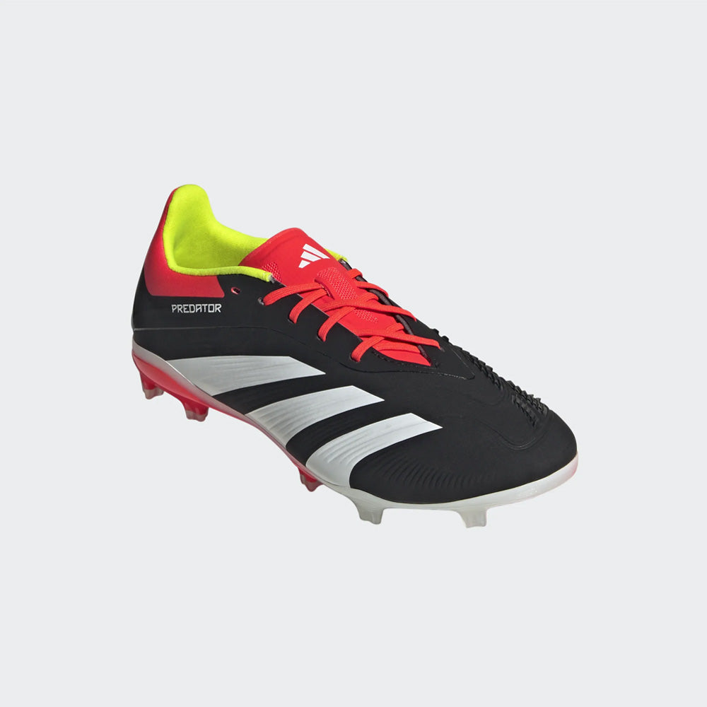 Adidas Predator Elite FG Junior Football Boots - Black, White, Solar Red