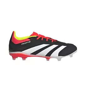 Adidas Predator Elite FG Junior Football Boots - Black, White, Solar Red