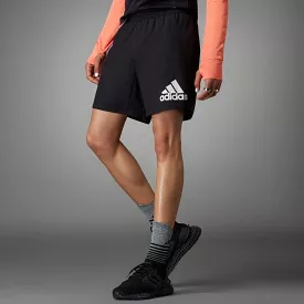 adidas Run It Men's Black Running Shorts - Reflective Logo - Fitness - Gym - Sports