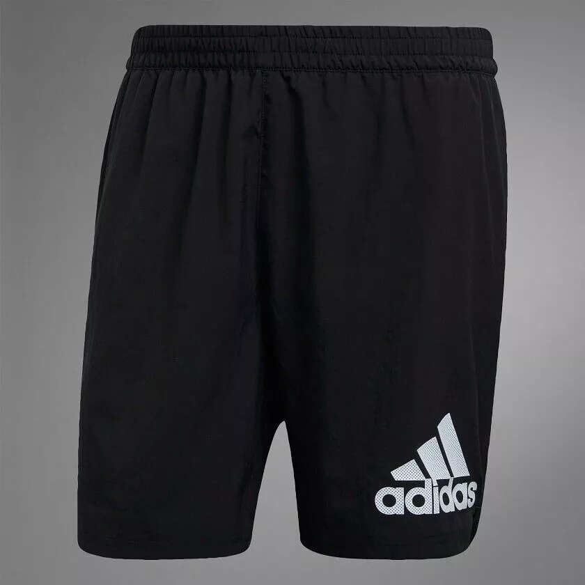 adidas Run It Men's Black Running Shorts - Reflective Logo - Fitness - Gym - Sports