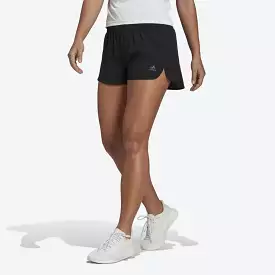 Adidas running shorts women black breathable lightweight pocket gym.