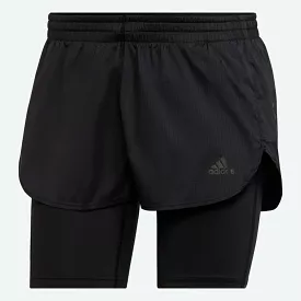 adidas women's running shorts, black 2in1 base layer, fitness gym