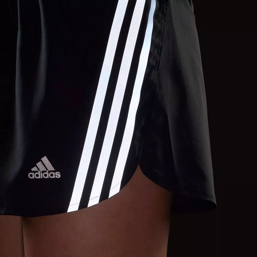 adidas Women's Running Shorts - Black - Fitness - Gym - 3-Stripes