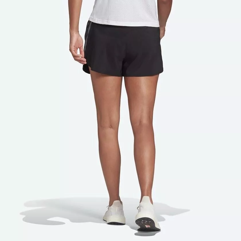 adidas Women's Running Shorts - Black - Fitness - Gym - 3-Stripes