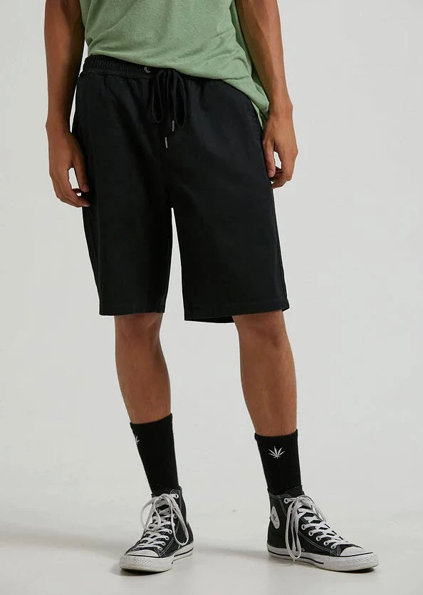 Afends hemp shorts, black, M211360