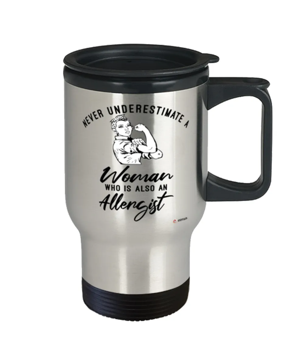 Allergist Travel Mug - Woman Allergist 14oz Stainless Steel