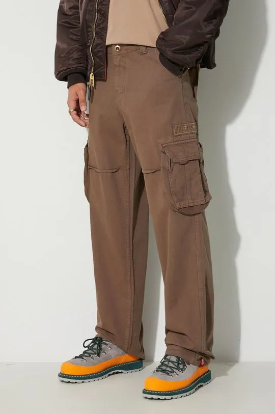 Alpha Industries Cotton Trousers Jet Pant Beige Color 101212.183