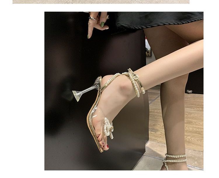 Ankle Strap High-Heel Sandals - CC9