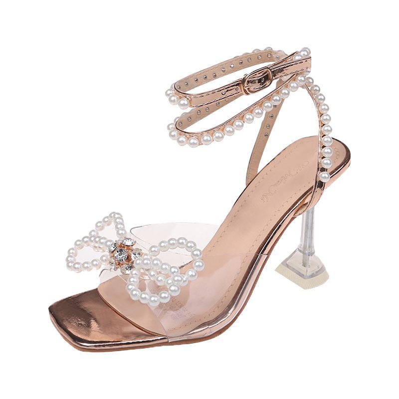 Ankle Strap High-Heel Sandals - CC9