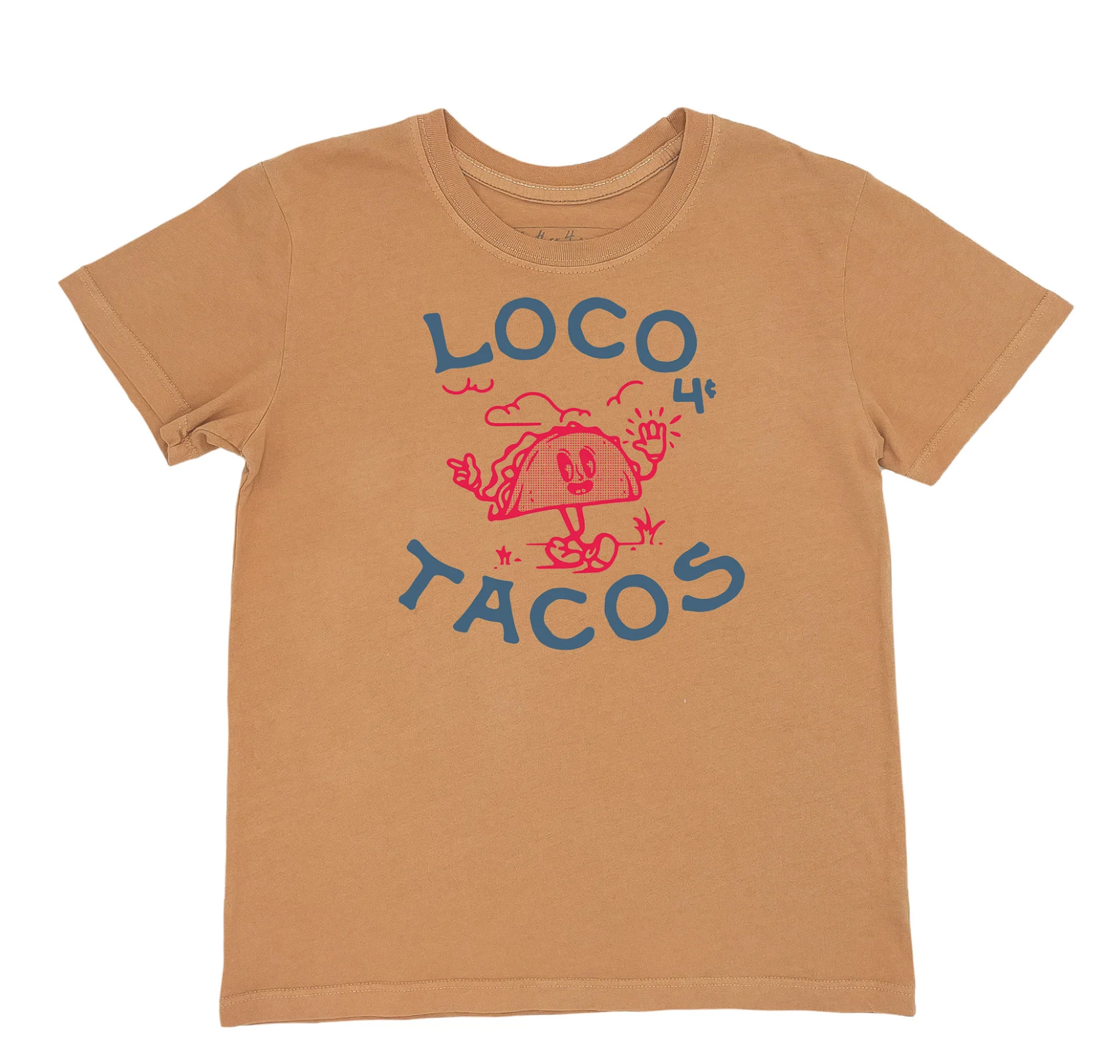 Apricot Loco 4 Tacos Vintage Tee by Feather 4 Arrow