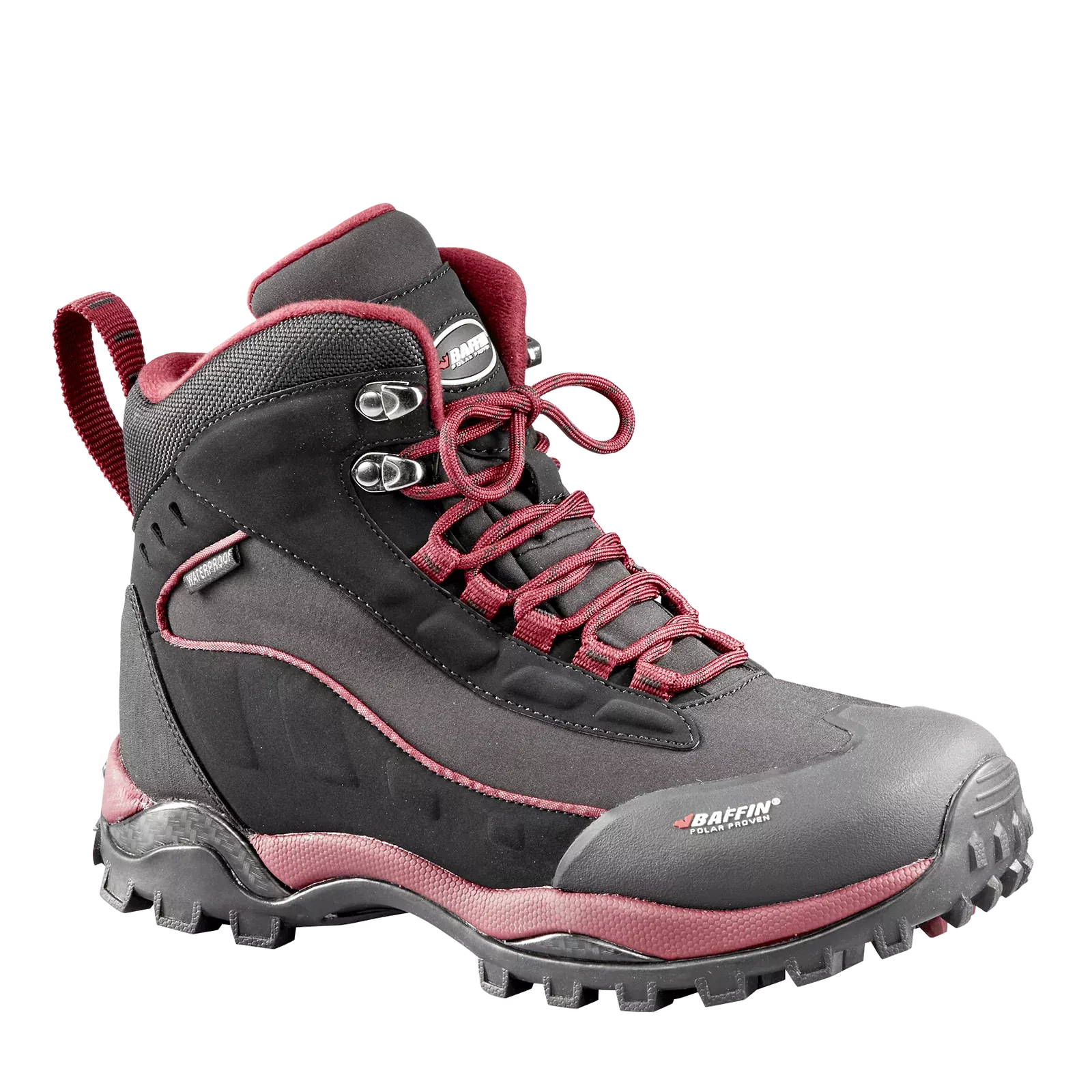 Baffin Women's Hiking Boots – Black/Sangria Winter Boost