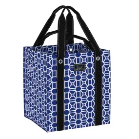 Bagette Market Tote - Pattern: Lattice Knight