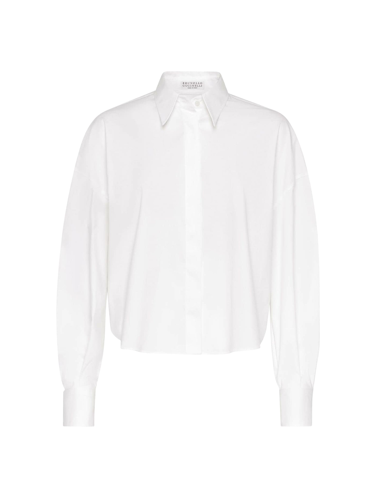 Band collar shirt