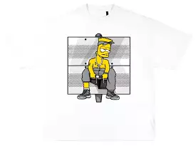 Bart Cool Grey 11's White Tee - Popular Clothing Choice