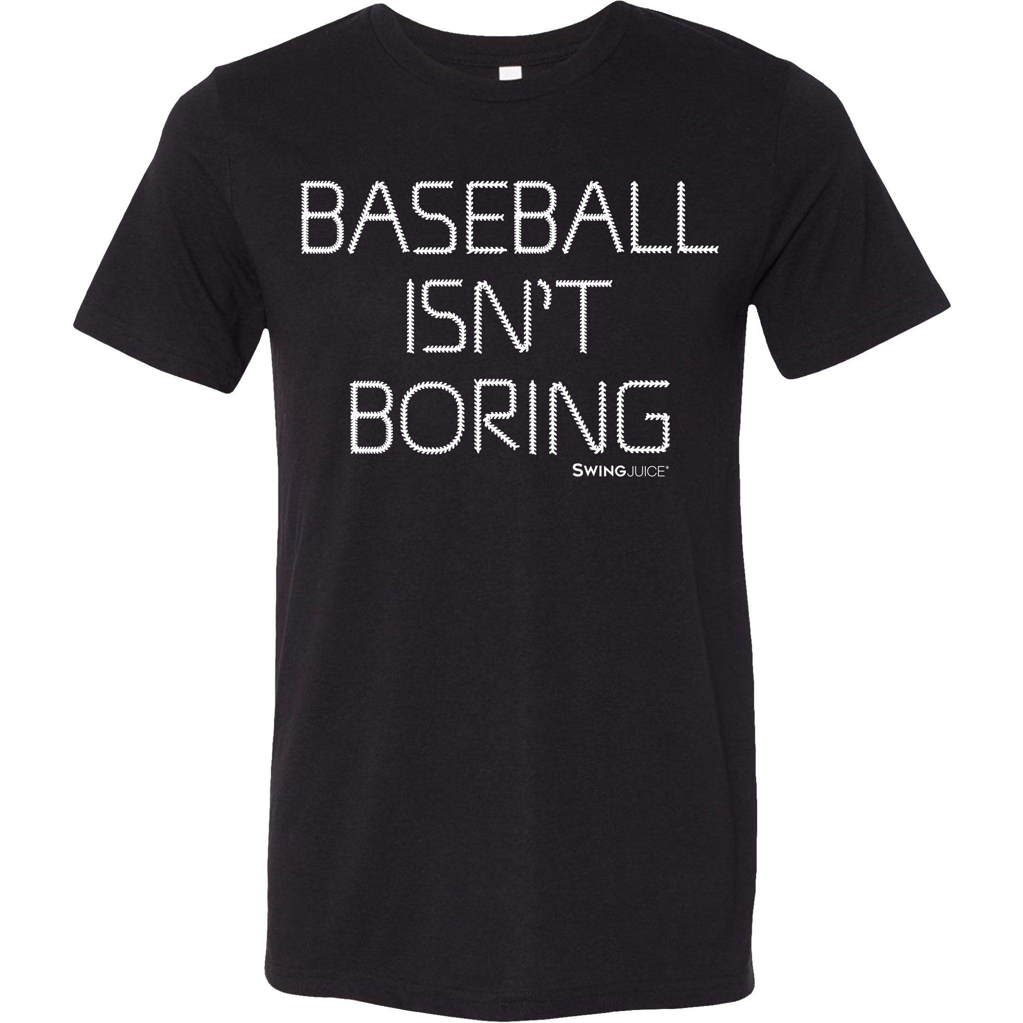 Baseball Black Unisex T-Shirt - Official MLB Merchandise - Not Dull