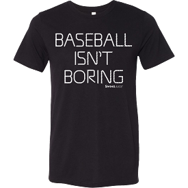 Baseball Black Unisex T-Shirt - Official MLB Merchandise - Not Dull