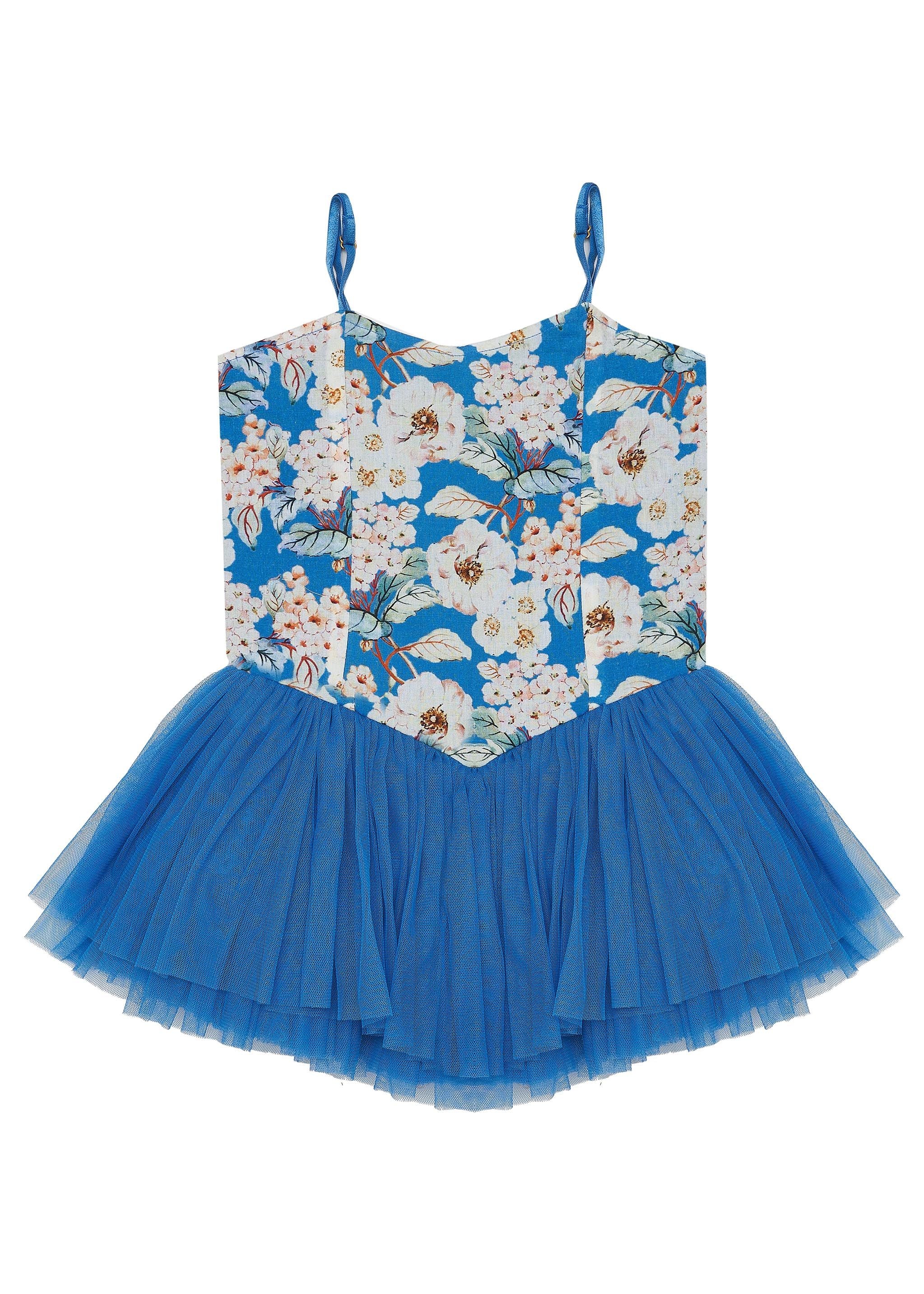 Bella Lace Vintage Ballerina Moroccan Blue