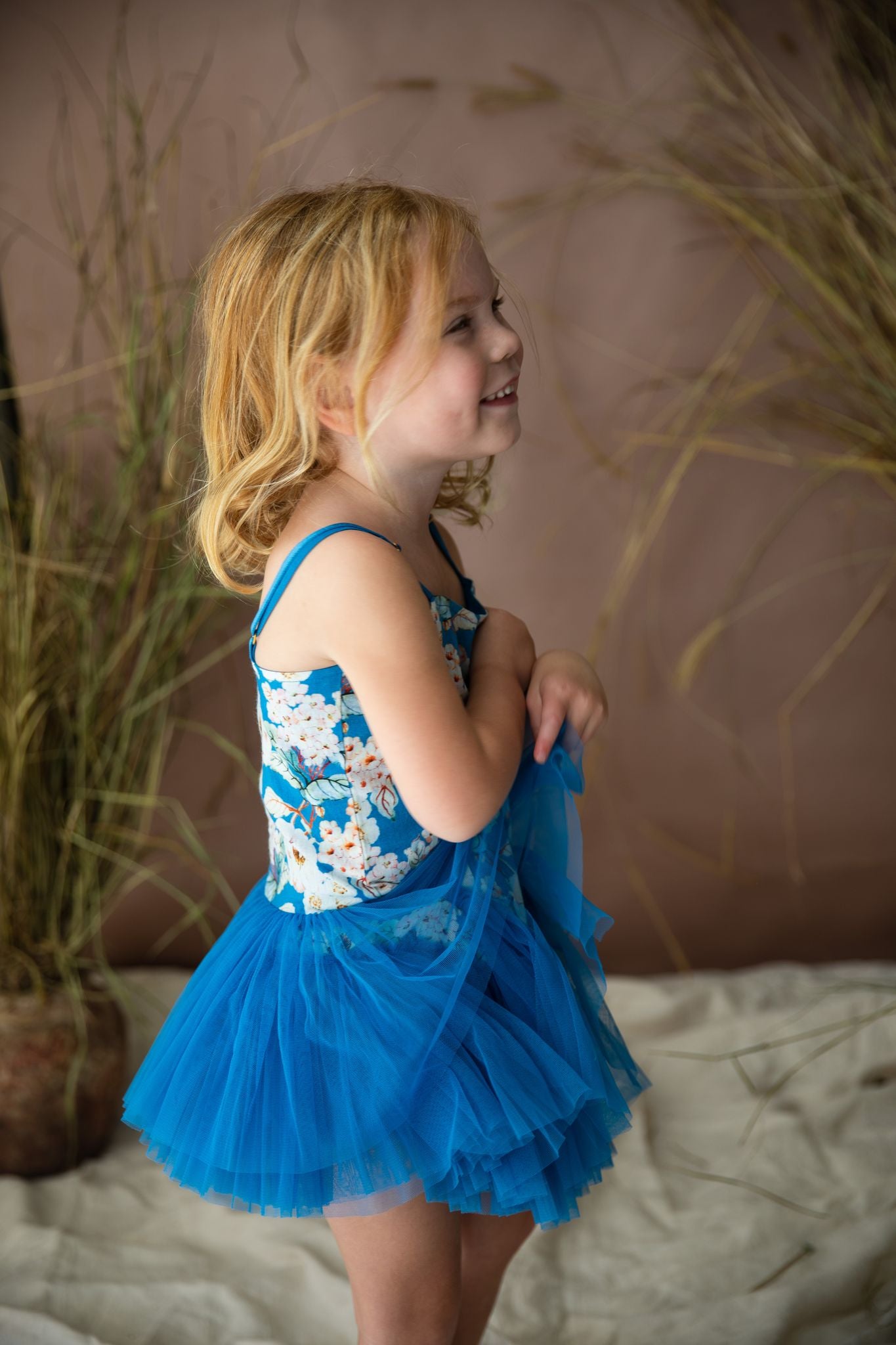 Bella Lace Vintage Ballerina Moroccan Blue