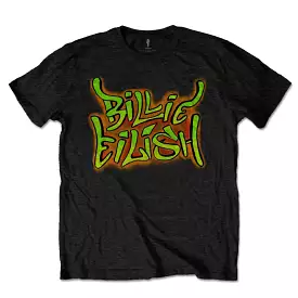 Billie Eilish Tshirt - Graffiti | Shop Now