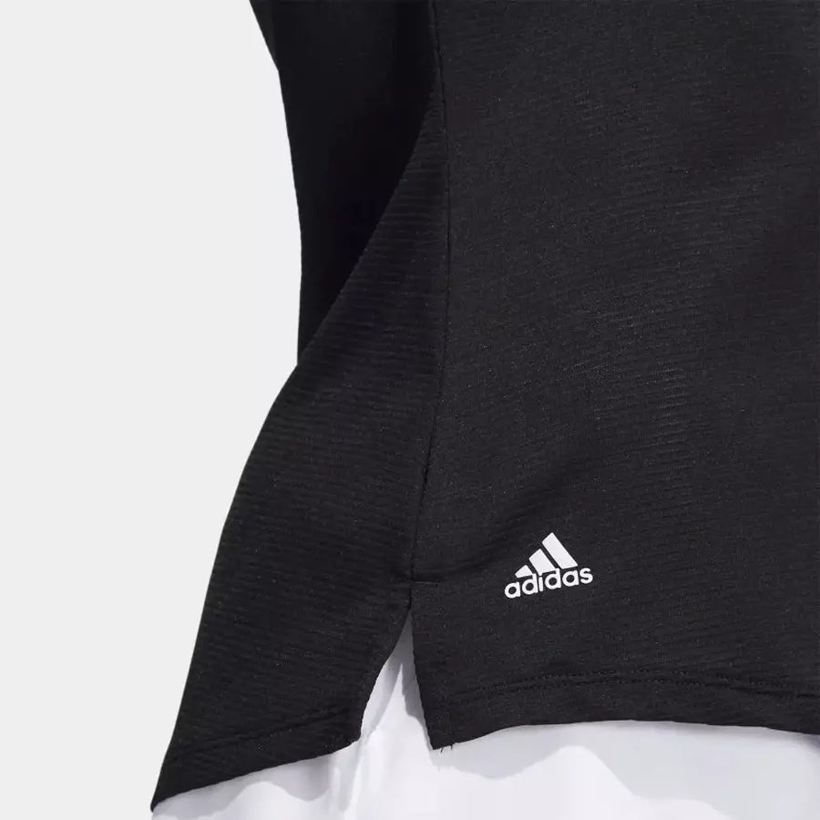 Black Adidas Sleeveless Polo Shirt