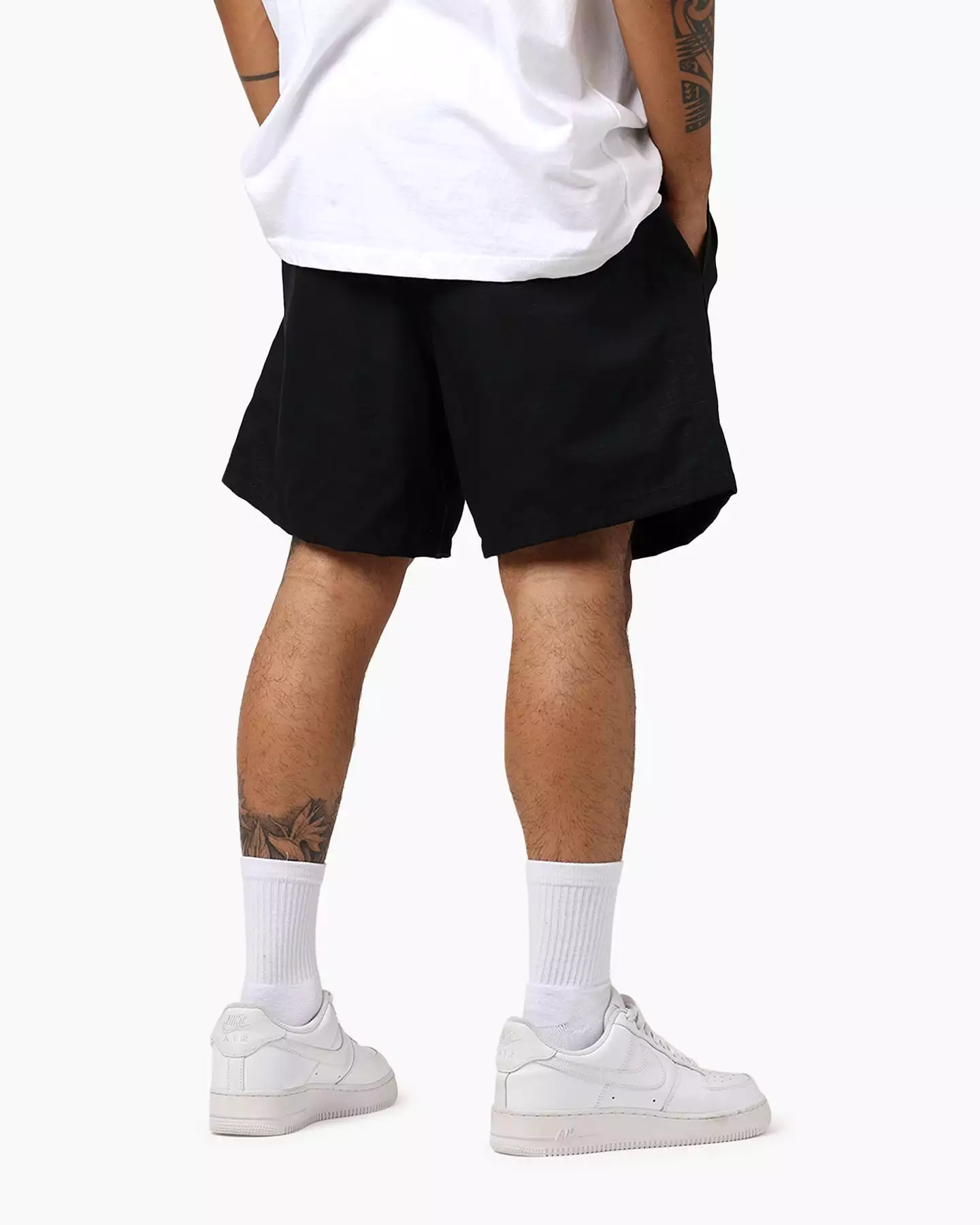 Black Barbarian Ripstop Camp Shorts