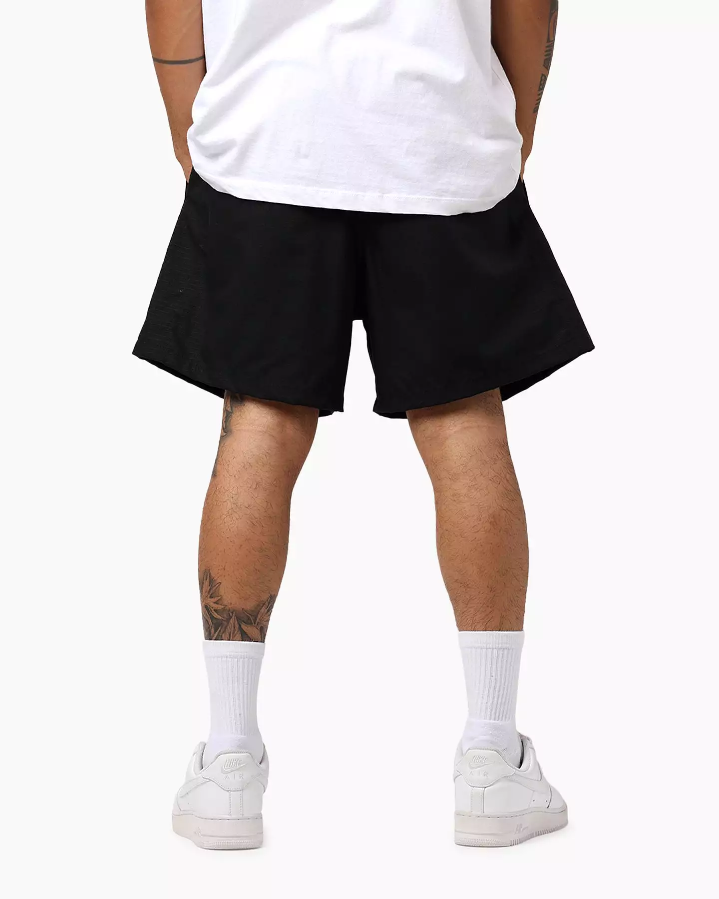 Black Barbarian Ripstop Camp Shorts