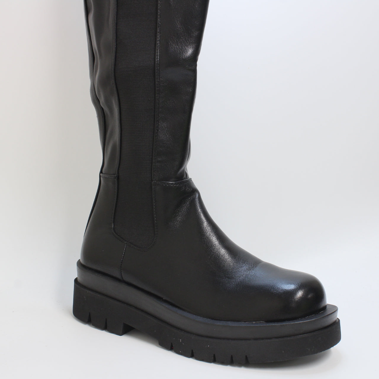 Black Tall Boots for Women: Drellah Raid