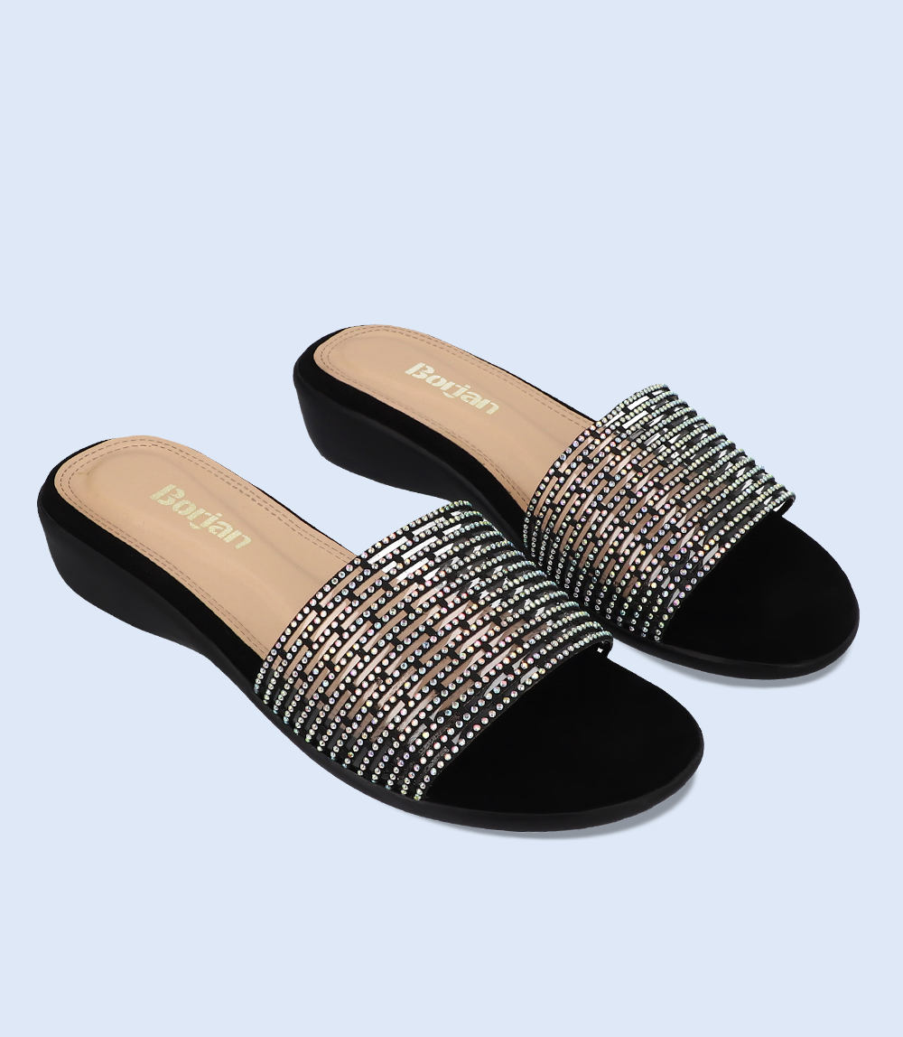 Black Women's Formal Slipper - BW8741